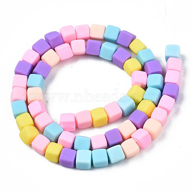 Handmade Polymer Clay Beads Strands(CLAY-N008-060-04)-2
