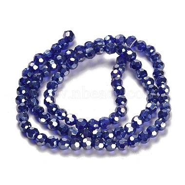 Electroplate Glass Beads Strands(EGLA-R016-4m-1)-4