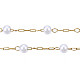 Chaînes de perles rondes en plastique ABS(CHS-N003-16)-4