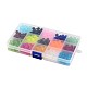 1box 15 Farbe transparent Glasperlen(GLAA-X0011-02-10mm)-2