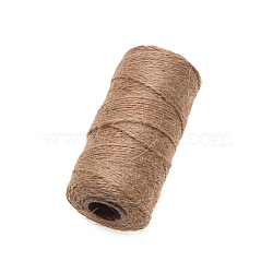 Cotton String Threads for Crafts Knitting Making, Camel, 2mm, about 109.36 Yards(100m)/Roll(KNIT-PW0001-02B)