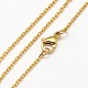 Trendy Unisex 304 Stainless Steel Cable Chain Necklaces(X-NJEW-M047-02)-1