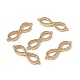 Brass Micro Pave Clear Cubic Zirconia Connector Charms(KK-E068-VB386)-4