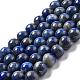 Chapelets de perles rondes en lapis-lazuli naturel(G-E262-01-8mm)-1