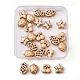 CHGCRAFT 24Pcs 4 Style Alloy Beads(FIND-CA0002-60)-1