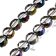 Electroplated Transparent Glass Beads Strands(GL-CBA98F0-06B-03)-1