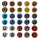 Pet 60Pcs 15 Colors Polymer Clay Rhinestone Beads(RB-MP0001-01)-1