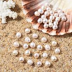 10Pcs Natural Cultured Freshwater Pearl Beads, Potato, Creamy White, 7.5~8x7~9mm, Hole: 0.7mm(PEAR-YW0001-24)
