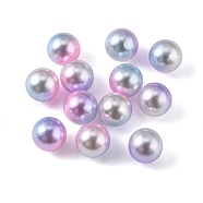 ABS Plastic Imitation Pearl Beads, No Hole, Round, Colorful, 6mm, about 195~200pcs/bag(FIND-WH0036-74A)