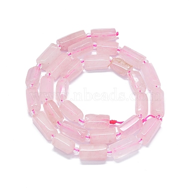 Natural Rose Quartz Beads Strands(G-O170-142)-2