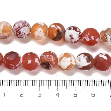 Natural Fire Crackle Agate Beads Strands(G-B079-C03-03)-5