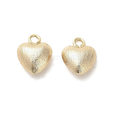 Real 18K Gold Plated Heart Brass Pendants