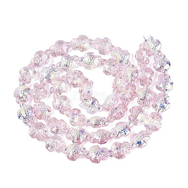Electroplate Transparent Glass Beads Strands(EGLA-N055-04A-03)-2