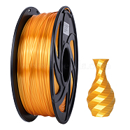 Plastic Cord, 3D Printer Filament, Gold, 1.75mm, about 340m/roll(OCOR-WH0032-47A)