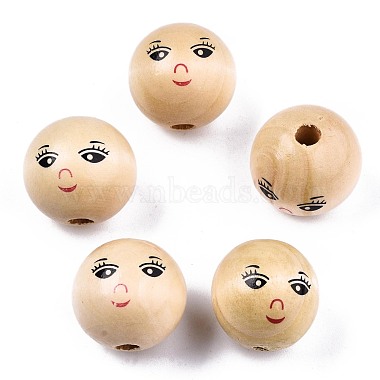 BurlyWood Round Wood Beads