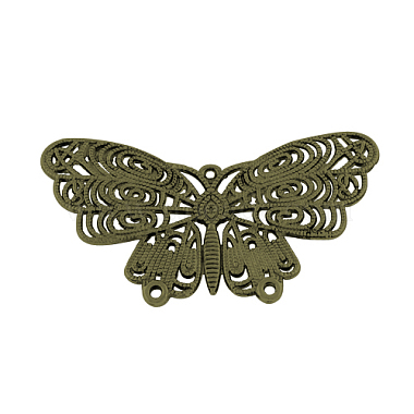 Antique Bronze Butterfly Alloy Links