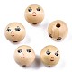 Unfinished Natural Wood Beads(WOOD-T019-31-A-18mm)-1