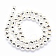 Electroplate Non-magnetic Synthetic Hematite Beads Strands(G-L485-03C-S)-3