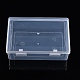 Rectangle Plastic Storage Organizer Boxes with Hinged Lid(CON-YW0001-33)-1