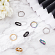 ARRICRAFT 8Pcs 4 Colors 304 Stainless Steel Simple Plain Band Finger Ring for Women(RJEW-AR0002-01)-6