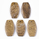 Pendentifs en pierre de lardérite naturelle shoushan tianhuang(G-S366-004B-01)-1