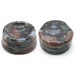 Natural Labradorite Display Base Stand Holder for Crystal, Crystal Sphere Stand, 2.7x1.2~1.4cm(WICR-PW0001-16O)