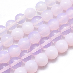 Opalite Beads Strands, Round, 9.5~10mm, Hole: 1mm, about 40pcs/strand, 15.16 inch(38.5cm)(G-L557-42-10mm)