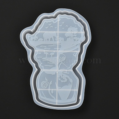 Human Silicone Cup Mat Molds(DIY-A010-04)-2