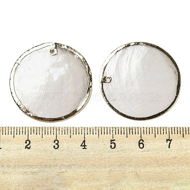 pendentifs en coquillage capiz naturel(BSHE-Z005-09)-3
