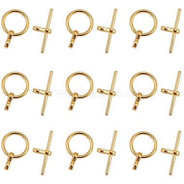 Golden Ring Alloy Toggle Clasps