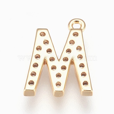 Brass Letter Pendants(KK-P150-03G-M)-2