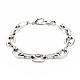Alloy Coffee Bean Chain Bracelet for Men Women(BJEW-N015-012)-1
