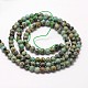 Natural African Turquoise(Jasper) Beads Strands(G-N0188-02-2mm)-2