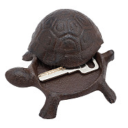 Iron Tortoise Display Decorations, Secret Storage Box, for Key, Jewelry, Earphone, Coconut Brown, 110x86x49mm(DJEW-WH0038-46)