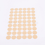 PVC Stickers, Screw Hole Covered Stickers, Round, Bisque, 213x143x0.4mm, Stickers: 21mm, 54pcs/sheet(FIND-WH0053-19B-03)