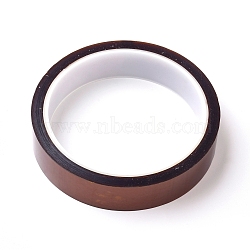 High Temp Tape, Polyimide High Temperature Resistant Tape, with Silicone Adhesive, for Masking, Soldering, Sienna, 20mm, about 33m/roll(TOOL-WH0117-54-20mm)