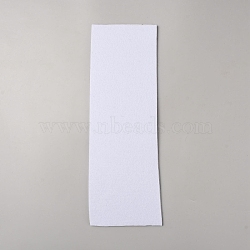 Self-adhesive Felt Fabric, DIY Crafts, White, 300x15x0.5cm(FIND-WH0428-05A-02)