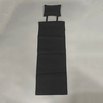 Canvas Fabric, Beach Chair Cloth Replacement Supplies, Black, 1450x435mm