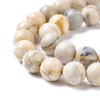 Chapelets de perles en turquoise de HuBei naturelle(G-K317-A08-02)-3