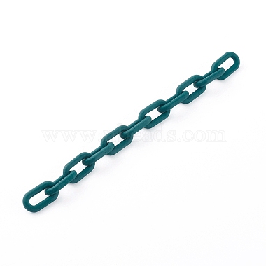 Teal Acrylic Cable Chains Chain