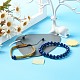 Natural Lapis Lazuli(Dyed) Stretch Bracelets Set for Girl Women(BJEW-JB06805-02)-4