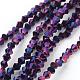 1 Strand Faceted Bicone Full Purple Electroplate Glass Beads Strands(X-EGLA-J026-3mm-F17)-1