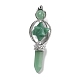 Natural Green Aventurine Big Pendants(G-I322-07P-01)-2