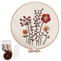 DIY Embroidery Accessories Set, Floral Pattern, Navajo White, 42~280x0.7~280x0.4~10mm, 29pcs/set(DIY-SZ0002-78A)
