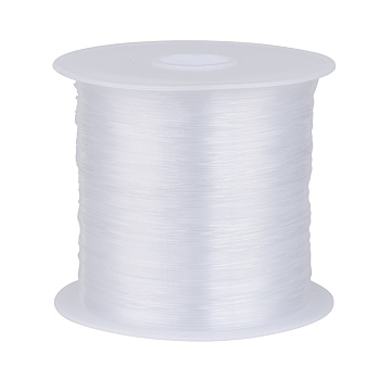 Nylon Wire, Clear, Size: about 0.45mm in diameter, about 32.8 yards(30m)/roll