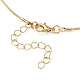 Brass Round Snake Chain Necklace for Men Women(MAK-YW0001-09)-2
