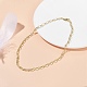 Brass Link Chains Necklaces for Men Women(NJEW-JN03769)-3