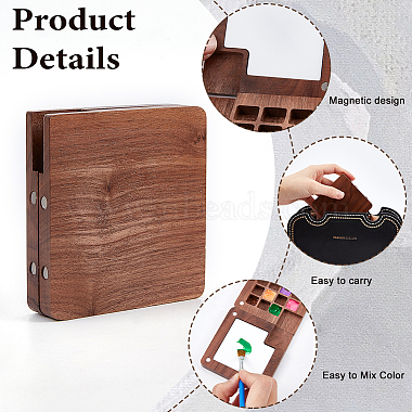 Palettenbox für Aquarellfarben aus Holz(AJEW-WH0020-57A)-4