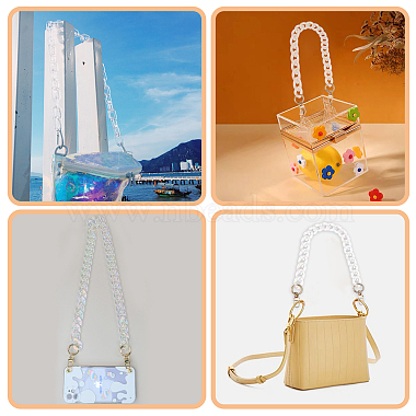 2Pcs 2 Style Acrylic Bag Handles(FIND-WR0002-05)-3