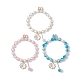3Pcs 3 Color Glass Beads Stretch Bracelet(BJEW-JB09751-02)-1